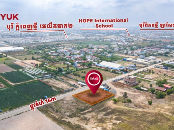 Massive Corner Lot in High-Growth Sen Sok