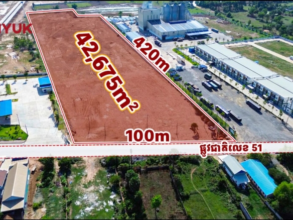 Massive Prime Highway Land in Odongk