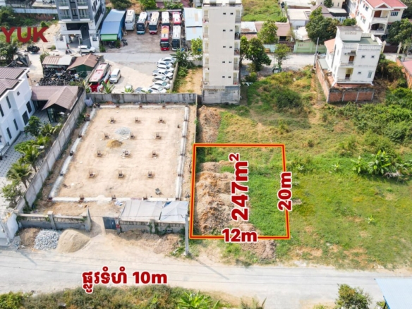 Prime Land Near Hanoi Boulevard, Sen Sok